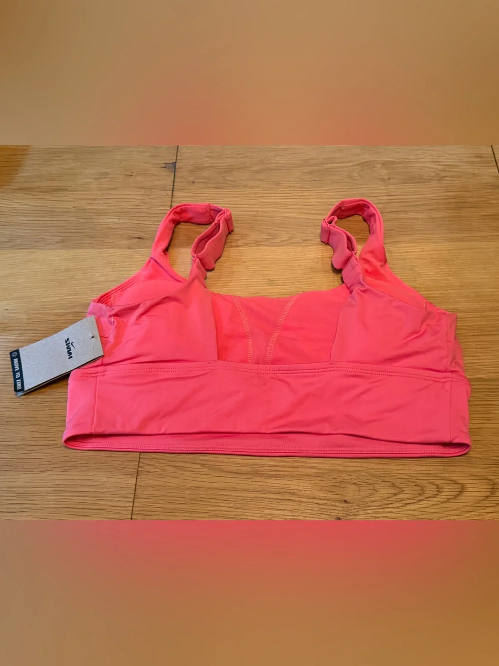 Nike Women's Essential Scoop Neck Midkini Swim Top Size Large
